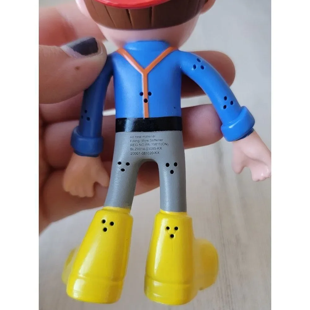 Circus nerd‎ blippi glasses guy bendy toy figure